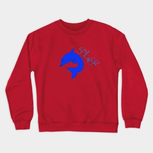 loves dolphin diving - By Love- 8 years old Crewneck Sweatshirt